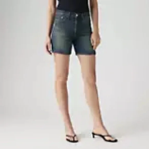 Levi's 501 Button Dark Blue Jean Shorts! 29 Brand new! 🌺 - Picture 3 of 10